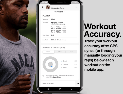 New Feature: Workout Accuracy