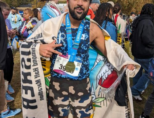Suneed Ahmed Shocks Himself At The Richmond Marathon