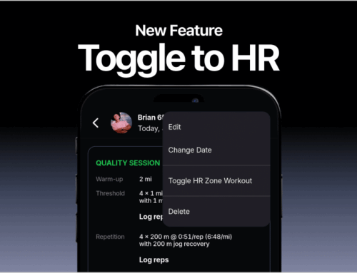 New Feature: Heart Rate Running Workouts